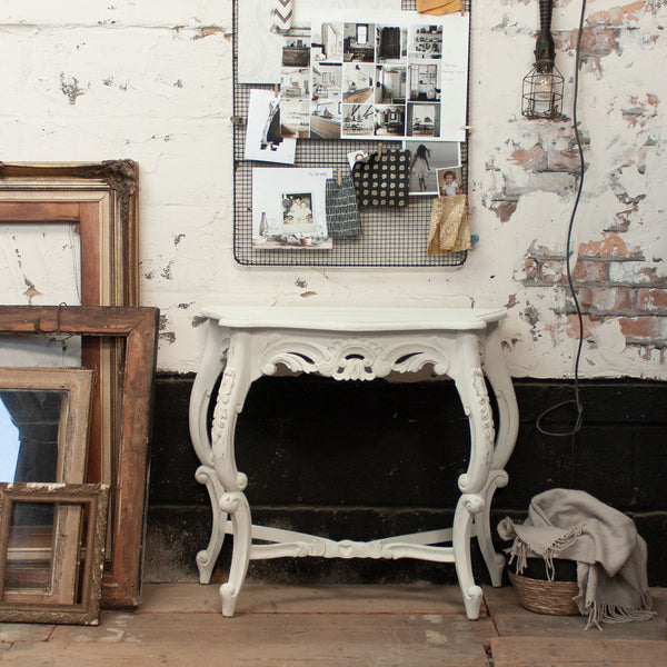 Carved Console Table