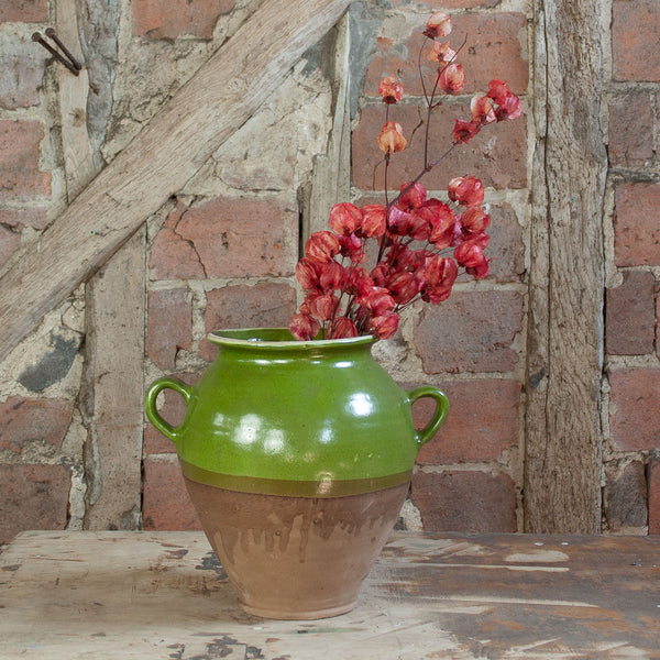 Green Hand-made Hungarian Vase