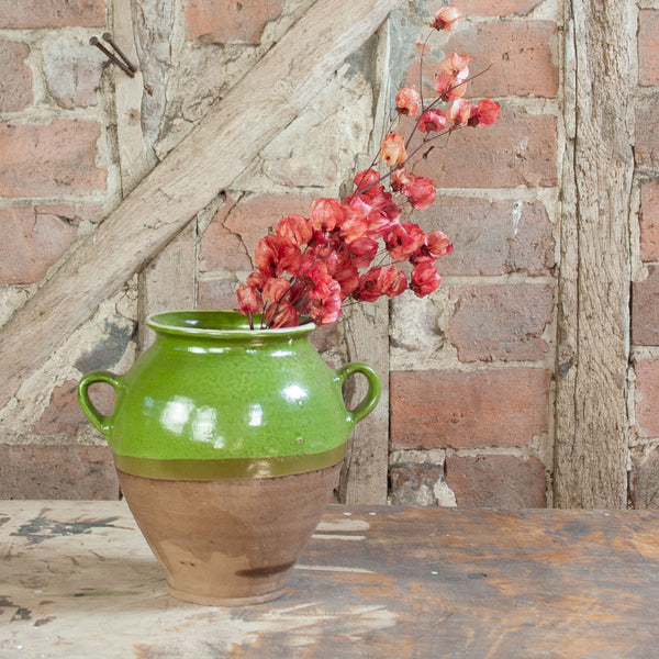 Green Hand-made Hungarian Vase