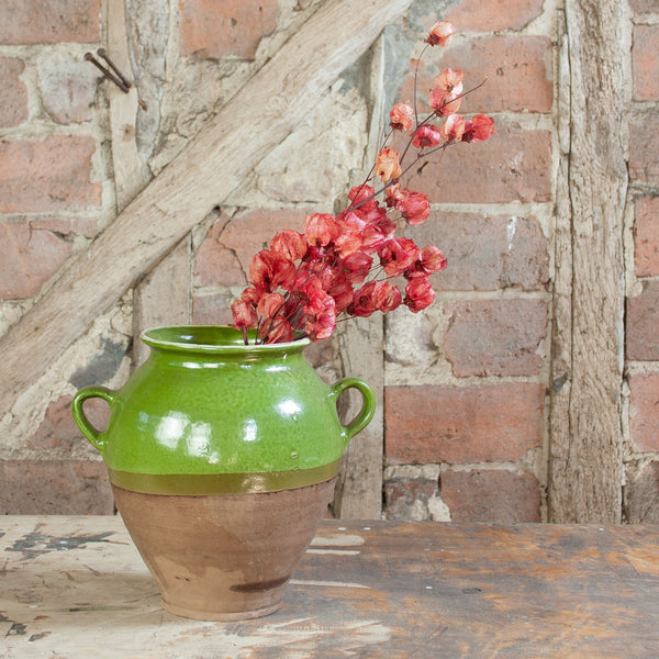 Green Hand-made Hungarian Vase