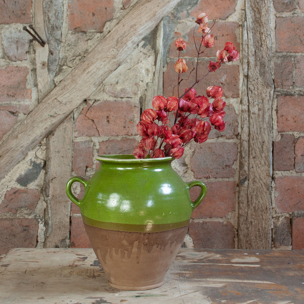 Green Hand-made Hungarian Vase