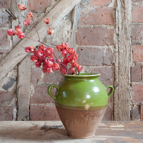 Green Hand-made Hungarian Vase