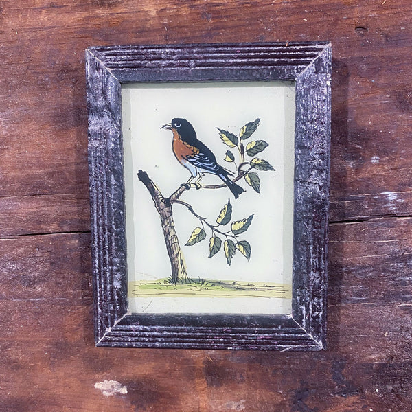 Mini Framed Glass Painting From India