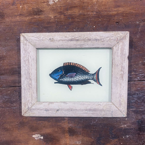 Mini Framed Glass Painting From India