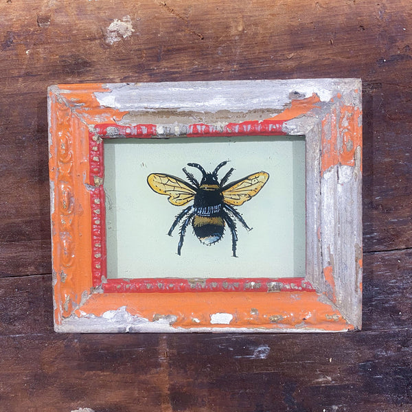 Mini Framed Glass Painting From India