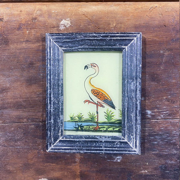 Mini Framed Glass Painting From India