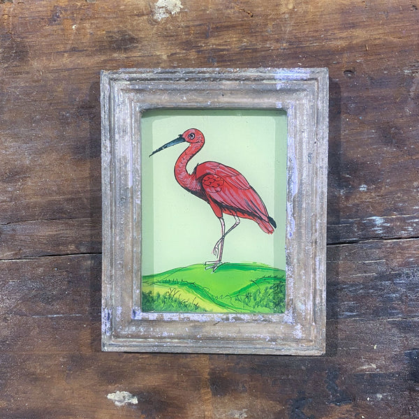 Mini Framed Glass Painting From India