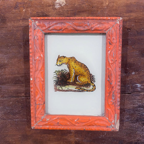 Mini Framed Glass Painting From India