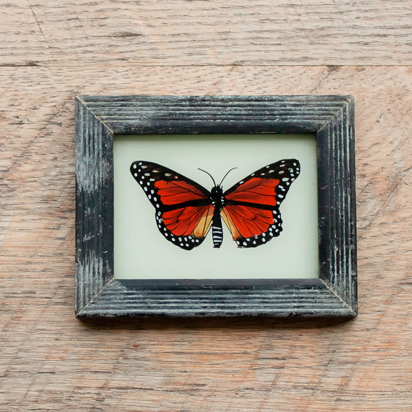 Mini Framed Glass Painting From India