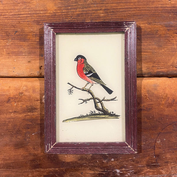 Small Framed Glass Painting From India