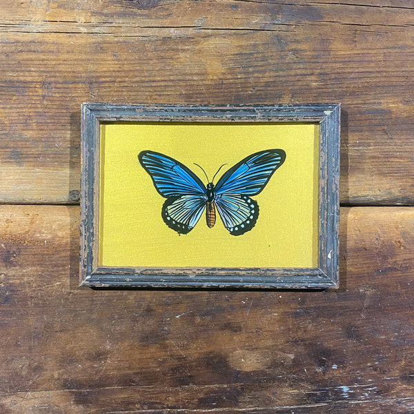 Small Framed Glass Painting From India