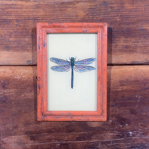 Small Framed Glass Painting From India