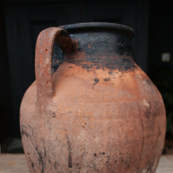 Vintage Large Terracotta Urn with handles