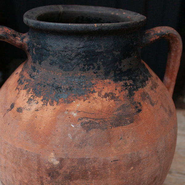 Vintage Large Terracotta Urn with handles