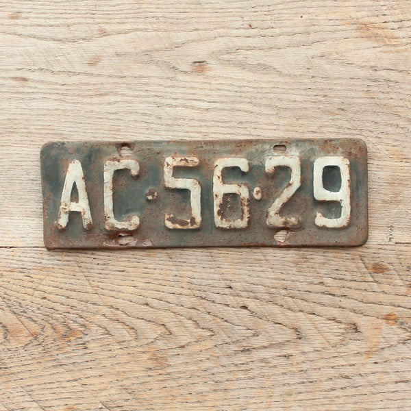 Vintage Monochrome Number Plates