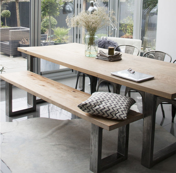 4 seater industrial table
