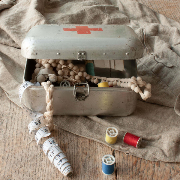 Vintage First Aid Storage Tins