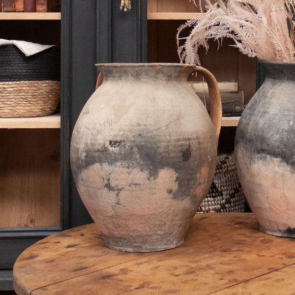Large Vintage Terracotta Pots with Handles