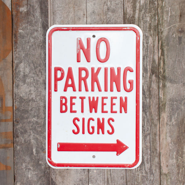 Vintage Parking Road signs