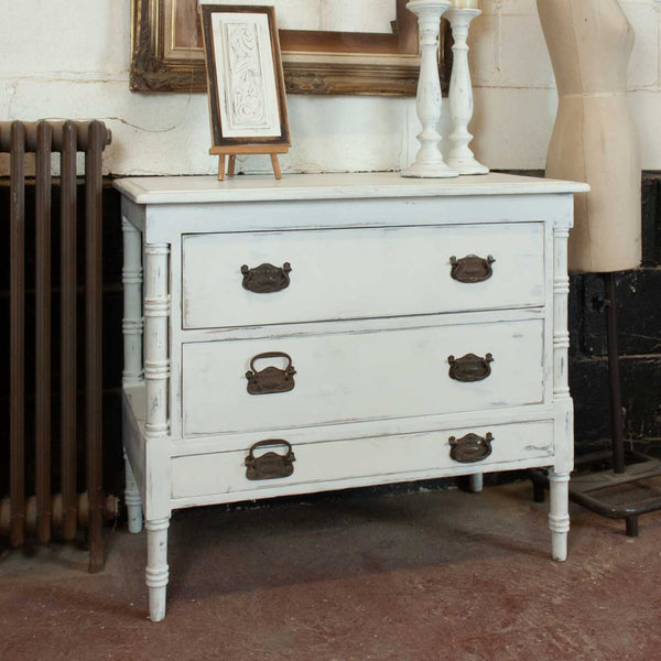 Vintage White Chest of Drawers