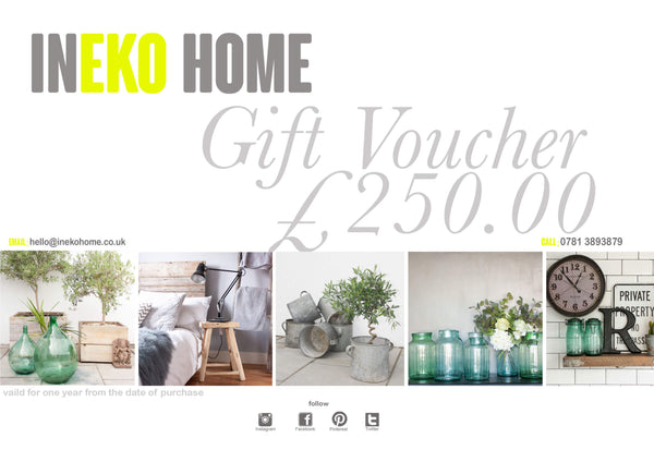 Ineko Home Gift Certificate