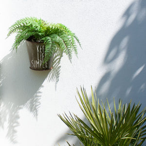 Large Vintage Half Bucket Hanging Pots