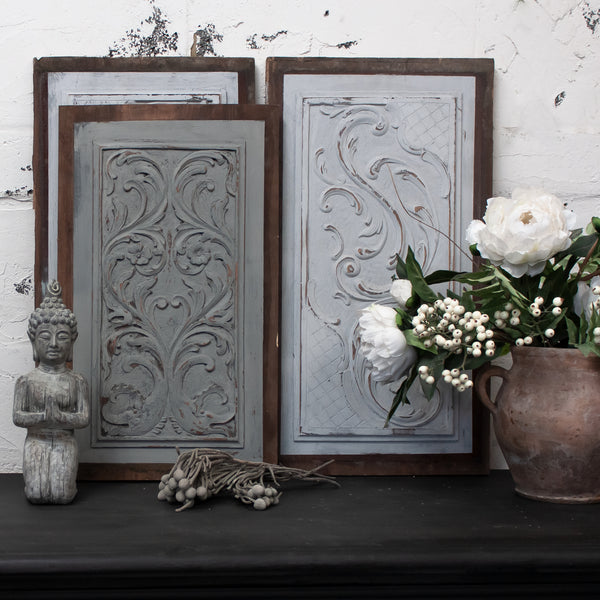 Vintage Carved Wall Plaques