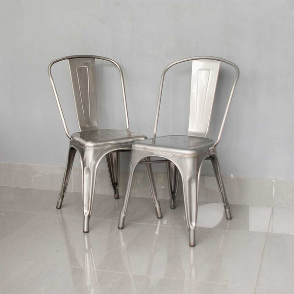 TOLIX STYLE FRENCH CAFE CHAIRS